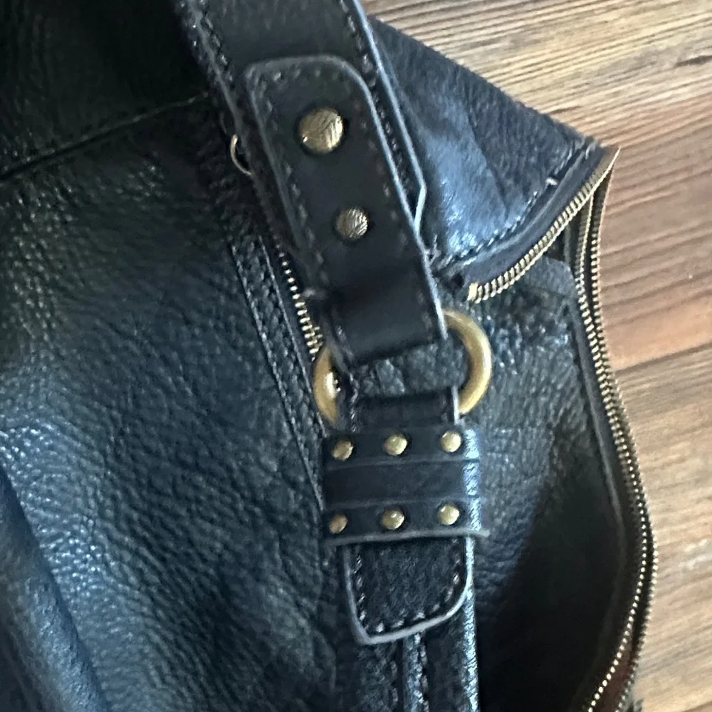 The Sak Sequoia Hobo Black Leather Bag - Picture 3 of 5